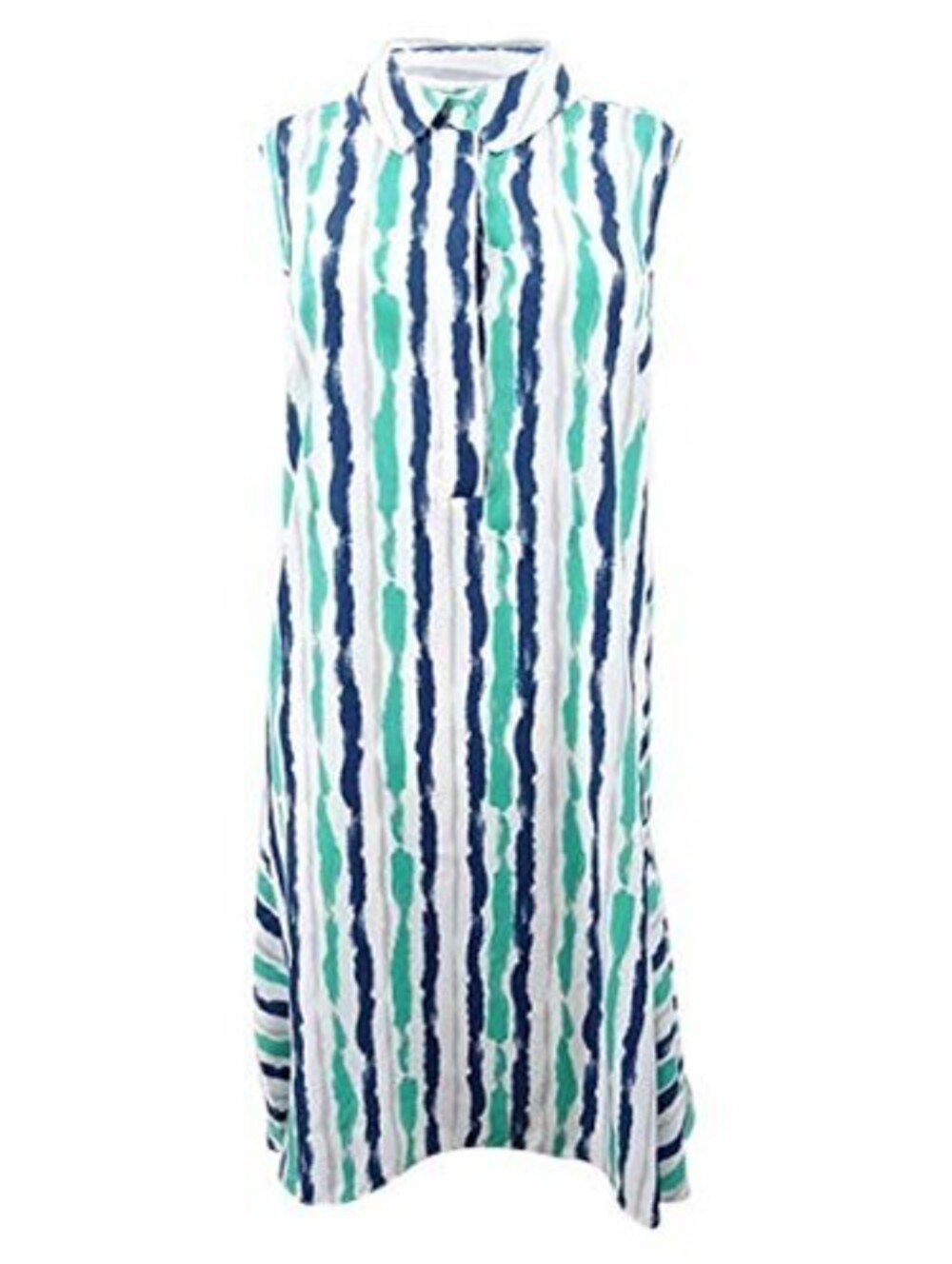 Alfani Womens Printed Sleeveless Shirt Dress Size 6
